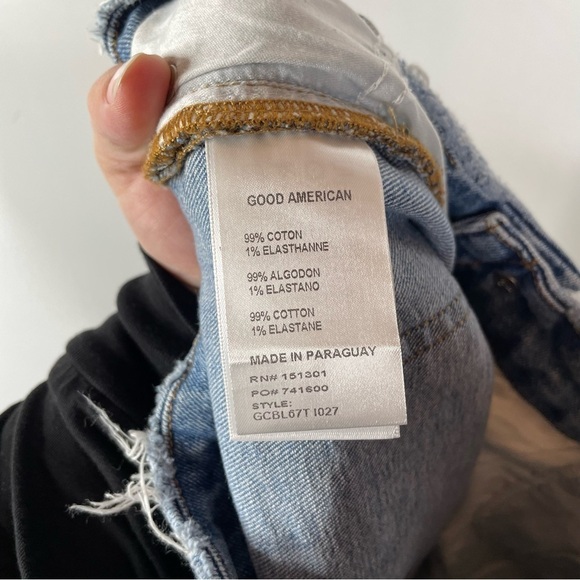 Good American Good Classic Boot Cut Jeans Size 15 - Picture 10 of 11